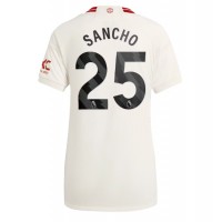 Zenski Nogometni Dres Manchester United Jadon Sancho #25 Rezervni 2023-24 Kratak Rukav